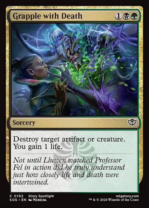 Grapple with Death #192 from Secrets of Strixhaven