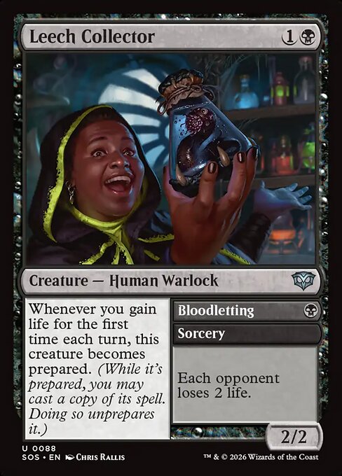 Leech Collector // Bloodletting #88 from Secrets of Strixhaven