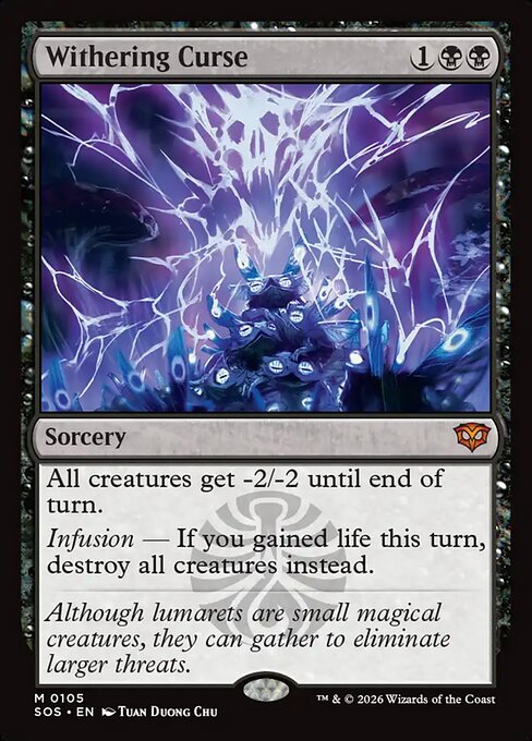 Withering Curse #105 from Secrets of Strixhaven