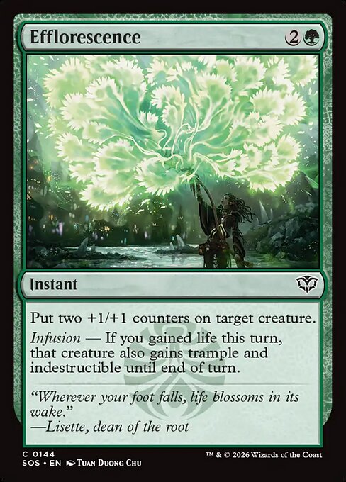 Efflorescence #144 from Secrets of Strixhaven