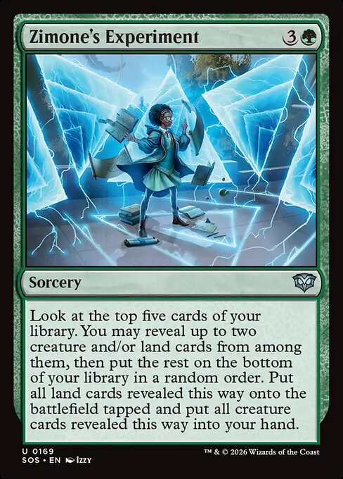 Zimone's Experiment #169 from Secrets of Strixhaven