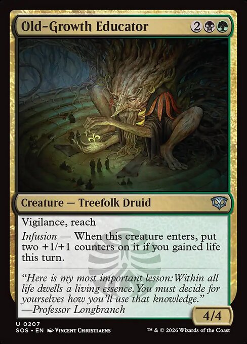 Old-Growth Educator #207 from Secrets of Strixhaven
