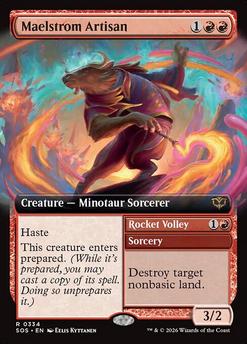 Maelstrom Artisan // Rocket Volley #334 from Secrets of Strixhaven