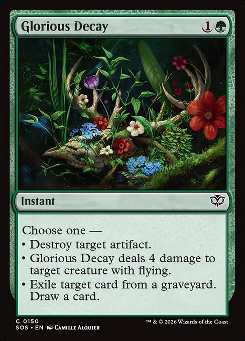 Glorious Decay #150 from Secrets of Strixhaven