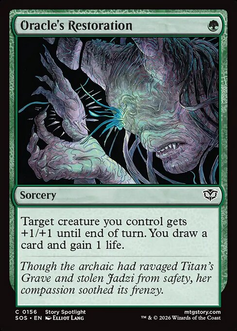 Oracle's Restoration #156 from Secrets of Strixhaven