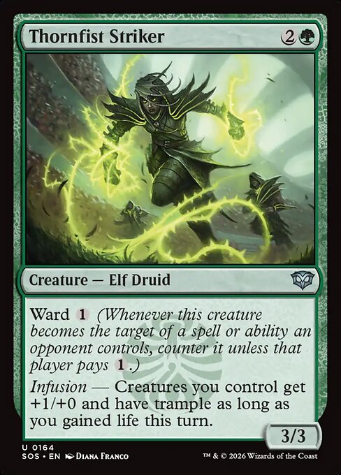 Thornfist Striker #164 from Secrets of Strixhaven