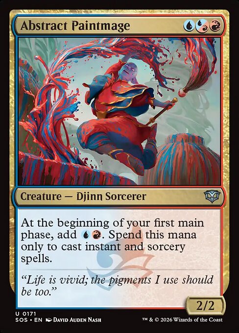Abstract Paintmage #171 from Secrets of Strixhaven