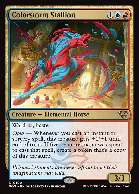 Colorstorm Stallion #180 from Secrets of Strixhaven