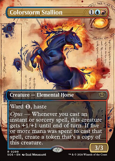 Colorstorm Stallion #299 from Secrets of Strixhaven