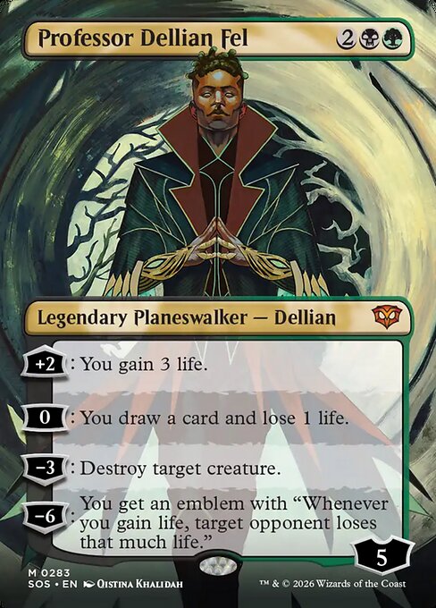 Professor Dellian Fel #283 from Secrets of Strixhaven