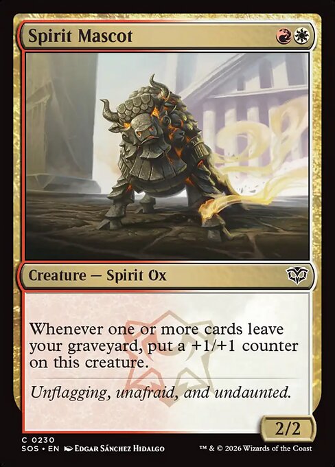 Spirit Mascot #230 from Secrets of Strixhaven