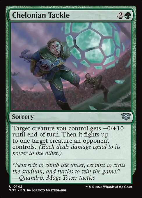 Chelonian Tackle #142 from Secrets of Strixhaven
