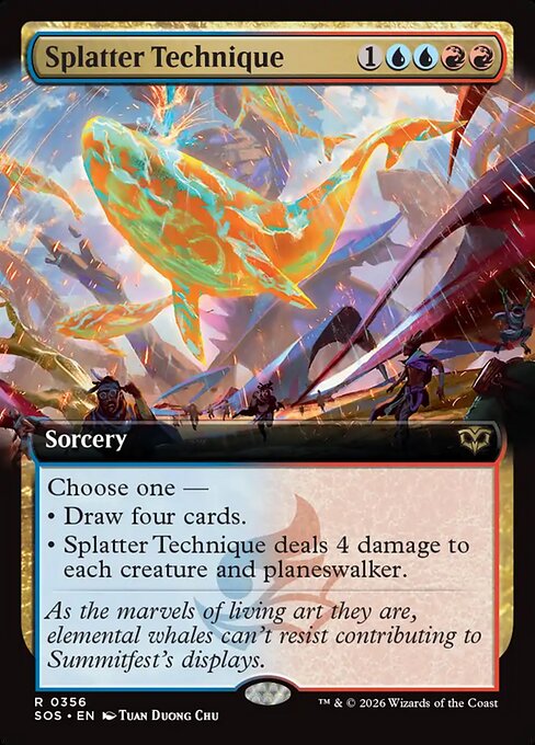 Splatter Technique #356 from Secrets of Strixhaven