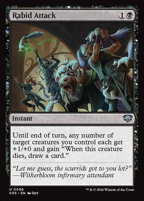 Rabid Attack #96 from Secrets of Strixhaven
