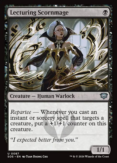 Lecturing Scornmage #87 from Secrets of Strixhaven