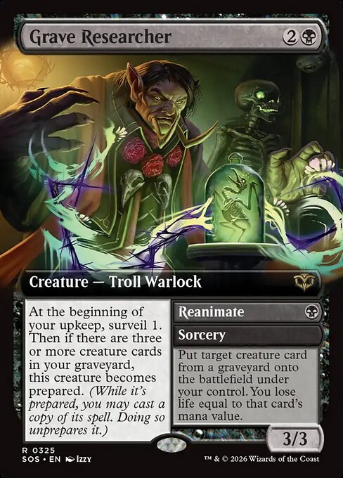 Grave Researcher // Reanimate #325 from Secrets of Strixhaven