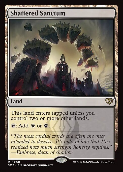 Shattered Sanctum #260 from Secrets of Strixhaven