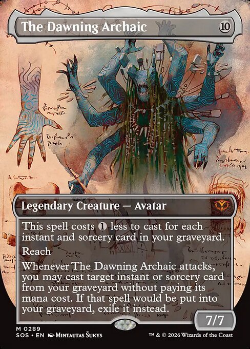 The Dawning Archaic #289 from Secrets of Strixhaven