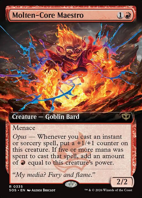 Molten-Core Maestro #335 from Secrets of Strixhaven