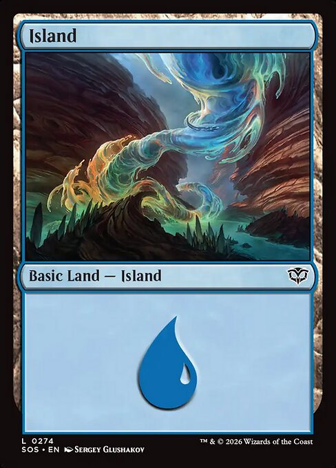 Island #274 from Secrets of Strixhaven