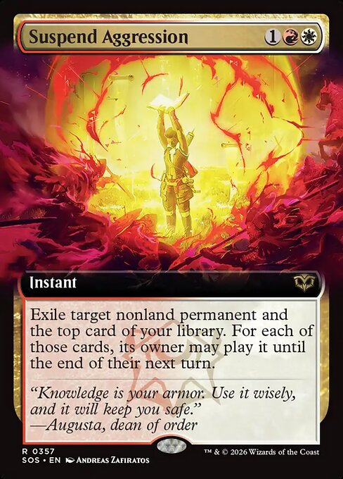 Suspend Aggression #357 from Secrets of Strixhaven