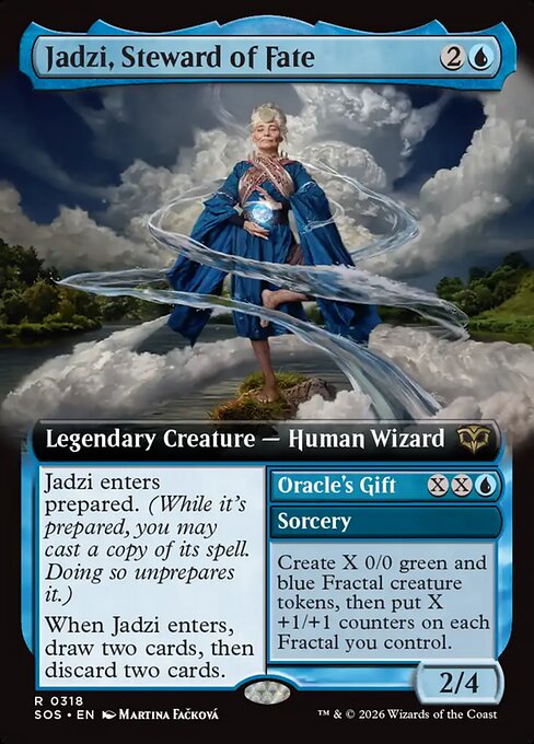 Jadzi, Steward of Fate // Oracle's Gift #318 from Secrets of Strixhaven