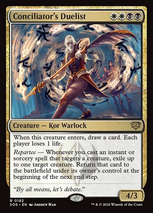 Conciliator's Duelist #182 from Secrets of Strixhaven