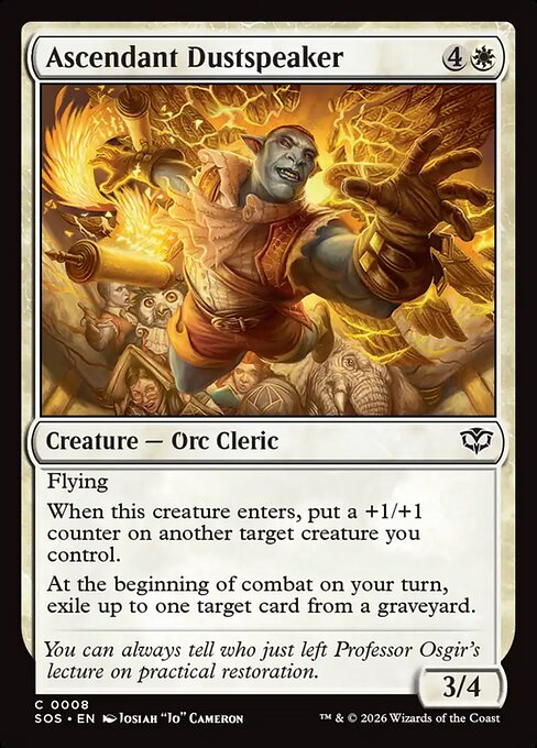 Ascendant Dustspeaker #8 from Secrets of Strixhaven
