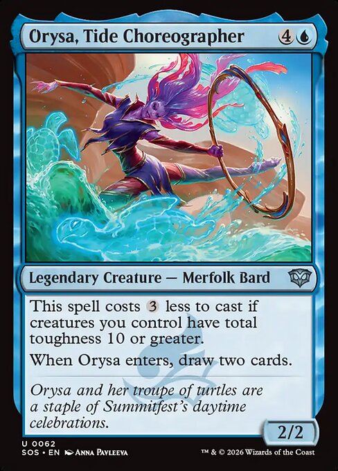 Orysa, Tide Choreographer #62 from Secrets of Strixhaven