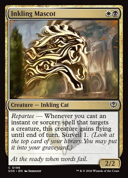 Inkling Mascot #196 from Secrets of Strixhaven