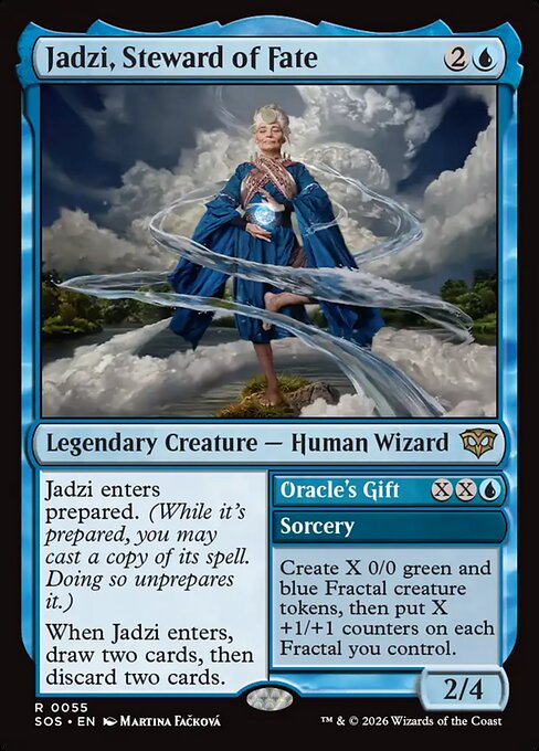 Jadzi, Steward of Fate // Oracle's Gift #55 from Secrets of Strixhaven