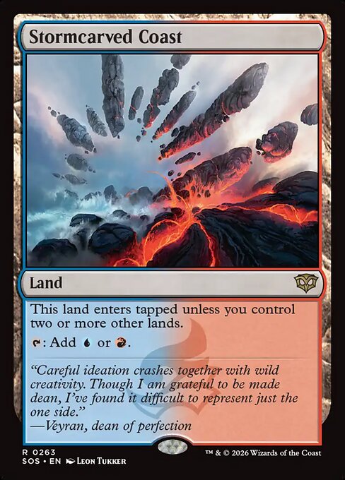 Stormcarved Coast #263 from Secrets of Strixhaven
