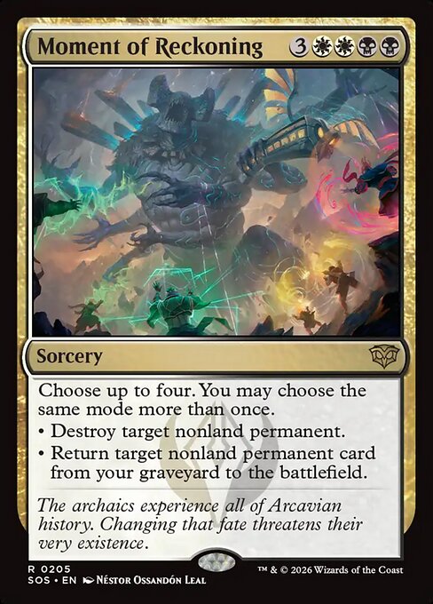 Moment of Reckoning #205 from Secrets of Strixhaven
