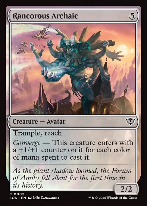 Rancorous Archaic #2 from Secrets of Strixhaven
