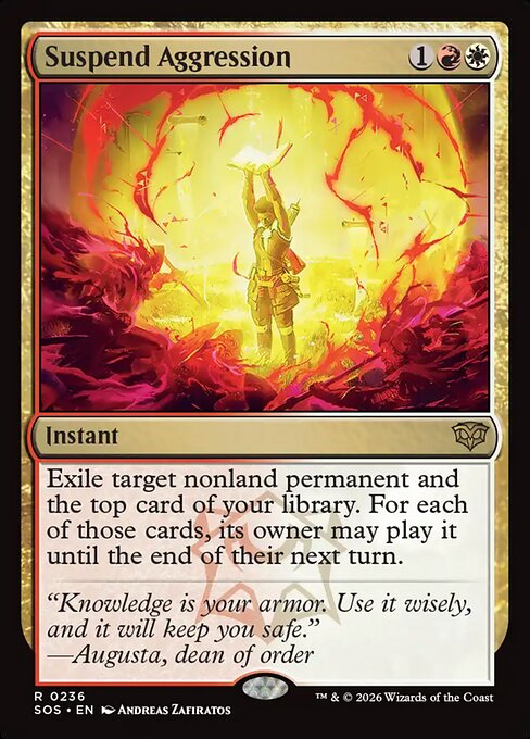 Suspend Aggression #236 from Secrets of Strixhaven