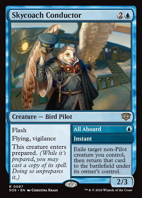 Skycoach Conductor // All Aboard #67 from Secrets of Strixhaven