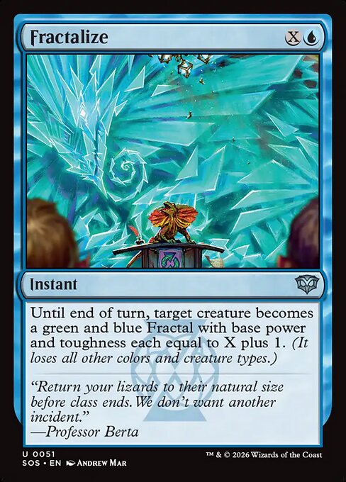 Fractalize #51 from Secrets of Strixhaven