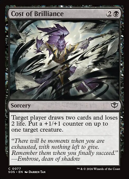 Cost of Brilliance #77 from Secrets of Strixhaven