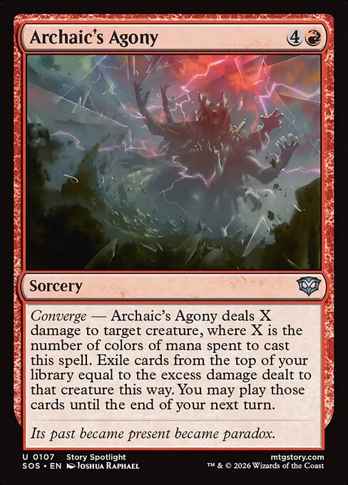 Archaic's Agony #107 from Secrets of Strixhaven