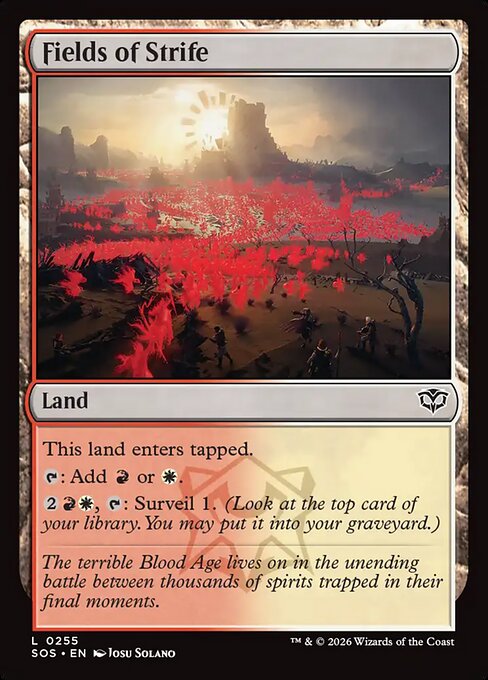 Fields of Strife #255 from Secrets of Strixhaven