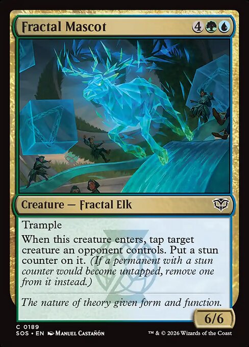 Fractal Mascot #189 from Secrets of Strixhaven