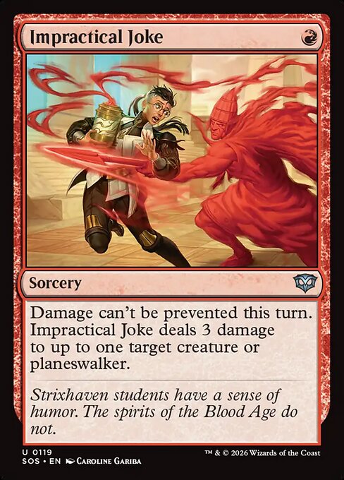 Impractical Joke #119 from Secrets of Strixhaven