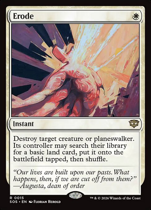 Erode #15 from Secrets of Strixhaven