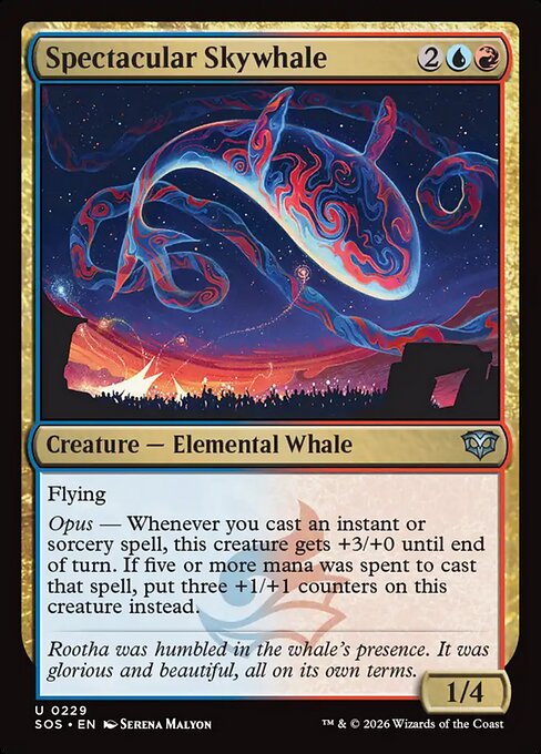 Spectacular Skywhale #229 from Secrets of Strixhaven