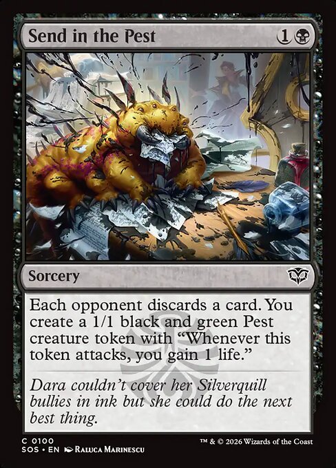 Send in the Pest #100 from Secrets of Strixhaven