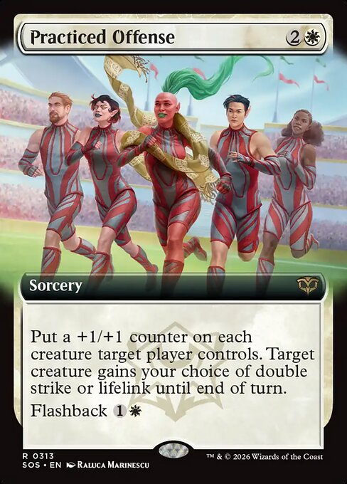 Practiced Offense #313 from Secrets of Strixhaven