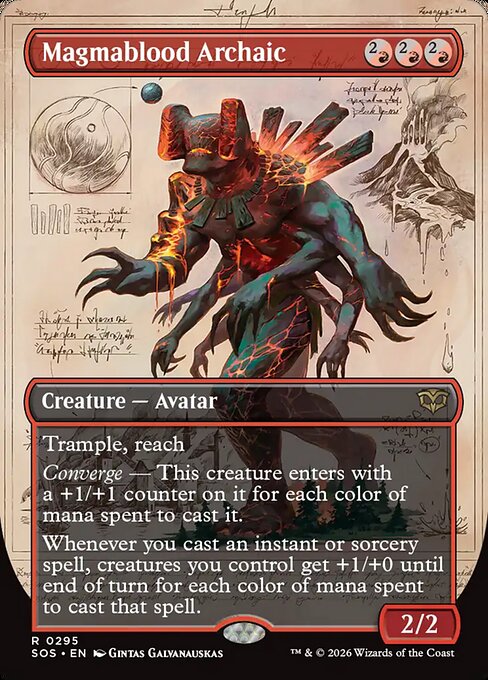 Magmablood Archaic #295 from Secrets of Strixhaven