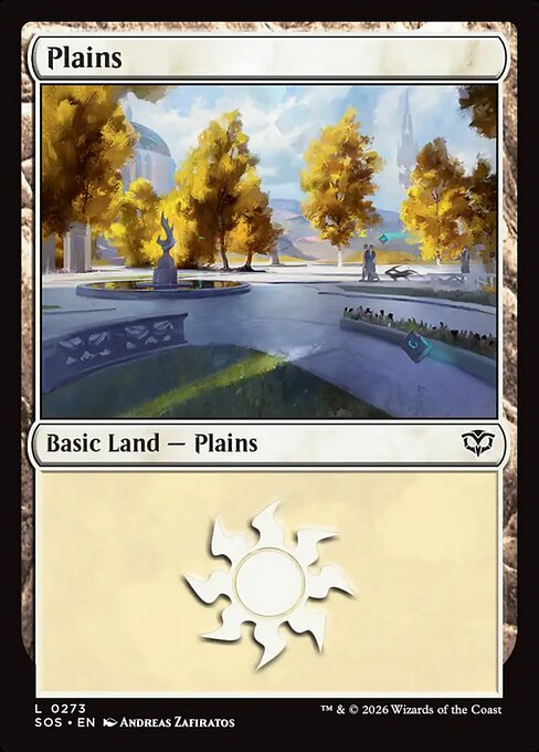 Plains #273 from Secrets of Strixhaven