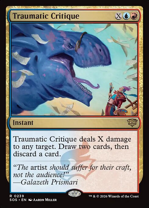 Traumatic Critique #239 from Secrets of Strixhaven