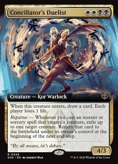 Conciliator's Duelist #348 from Secrets of Strixhaven